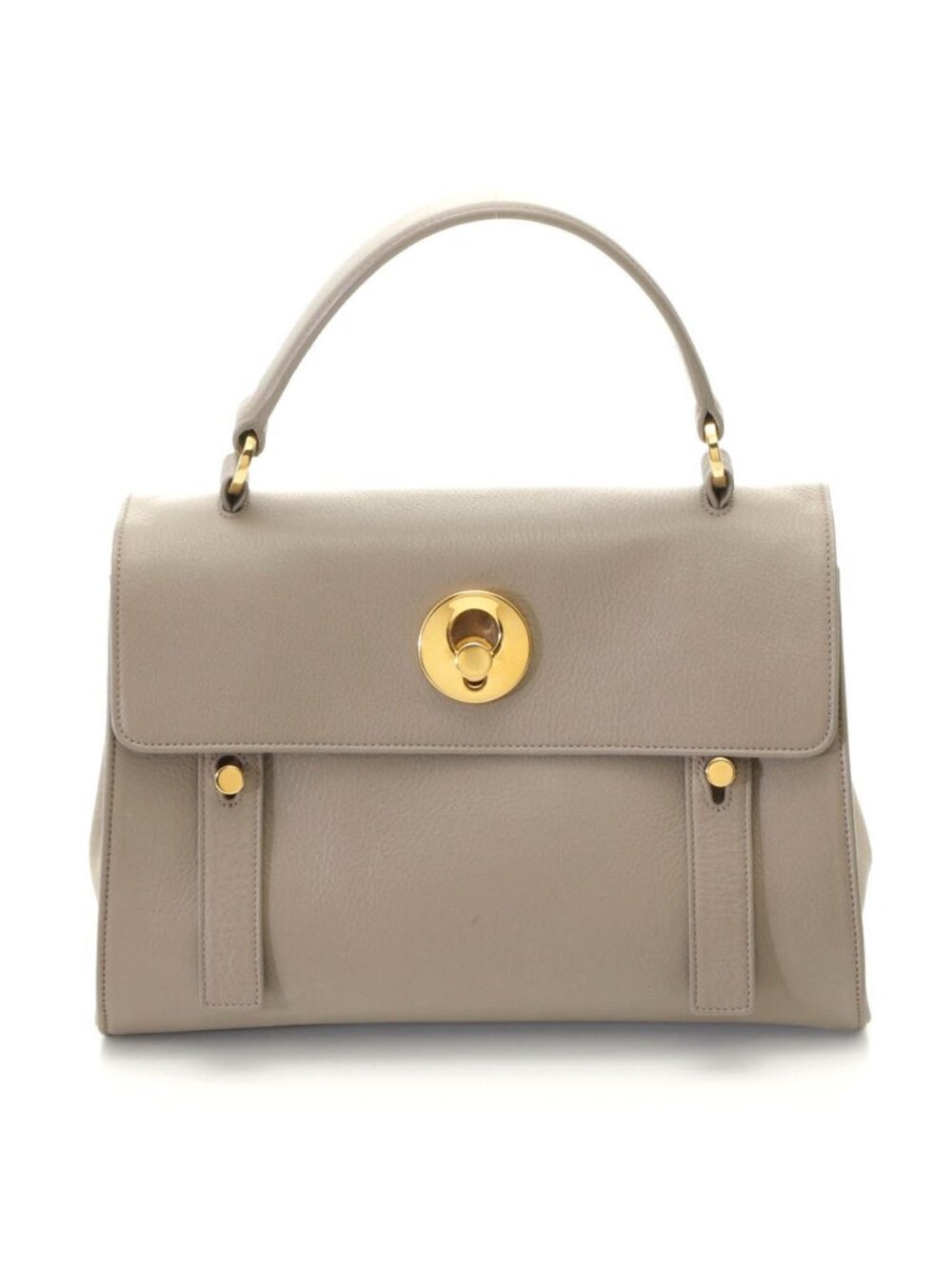 Saint Laurent Muse Two Shoulder Bag Gray Leather